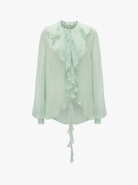 Romantic Blouse In Jade