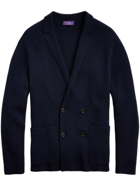 double-breasted cardigan