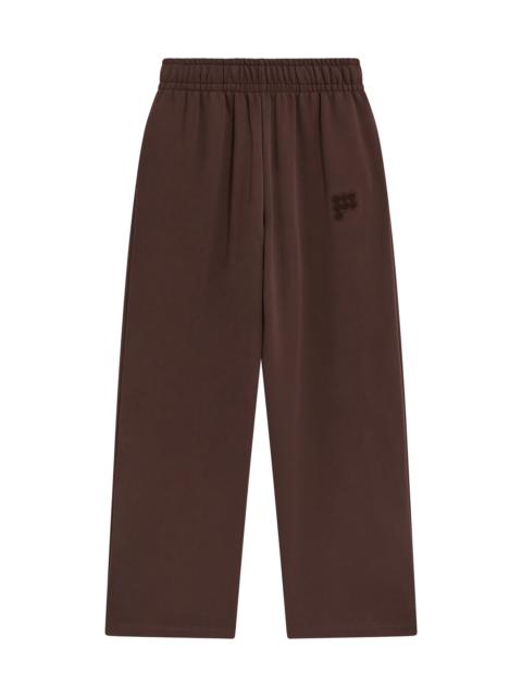 Womens Straight Leg Track Pants - Mahogany Brown