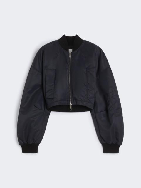 Waterproof twill bomber jacket