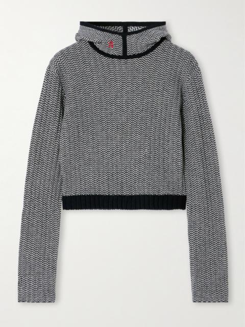 Jazzy Jacquard-knit Wool And Cashmere-blend Hoodie