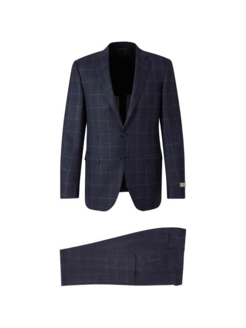 checked suit