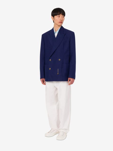 COTTON SHANTUNG JACKET LAUREL CROWN