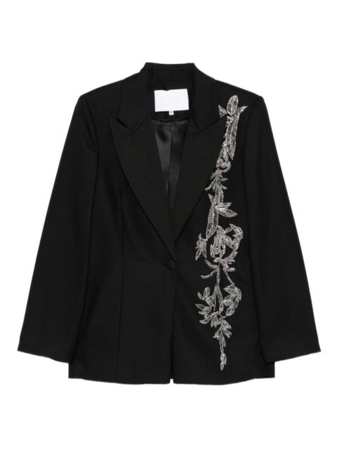 Lesia embellished single-breasted blazer