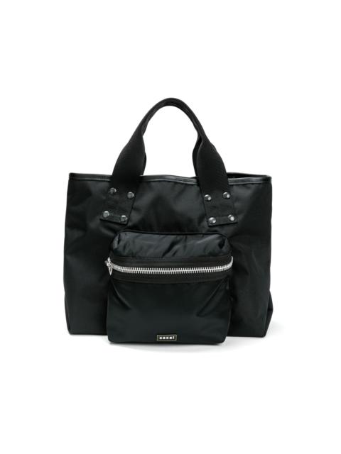 SACAI♡ Pocket Tote Bag Medium - BROWN 601 sacai Pocket Tote Bag Medium – mou by ACROPOLIS