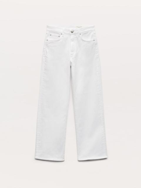 Shea Relaxed Straight Jeans
Lightweight Rigid in Optic White