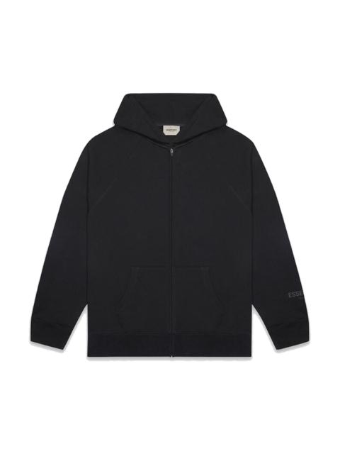 Fear of God Essentials Full Zip Hoodie 'Black' 0192250500183001