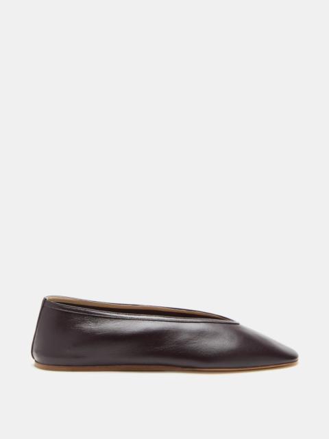 Luna Slipper / Plum Leather