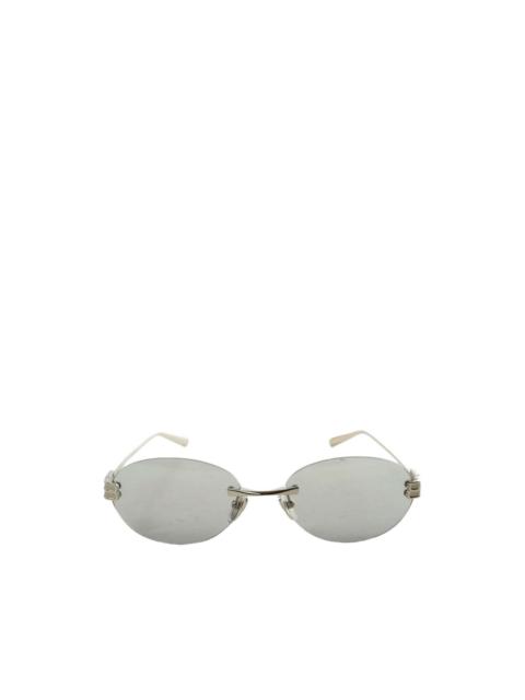 Gossip oval-frame sunglasses