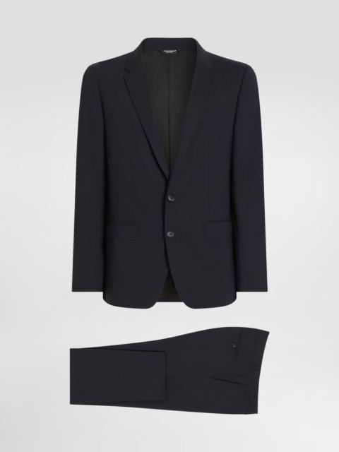 Stretch wool Martini-fit suit