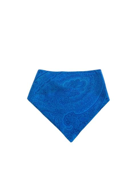 paisley button scarf