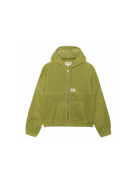 Stussy Cotton Mesh Work Jacket Green