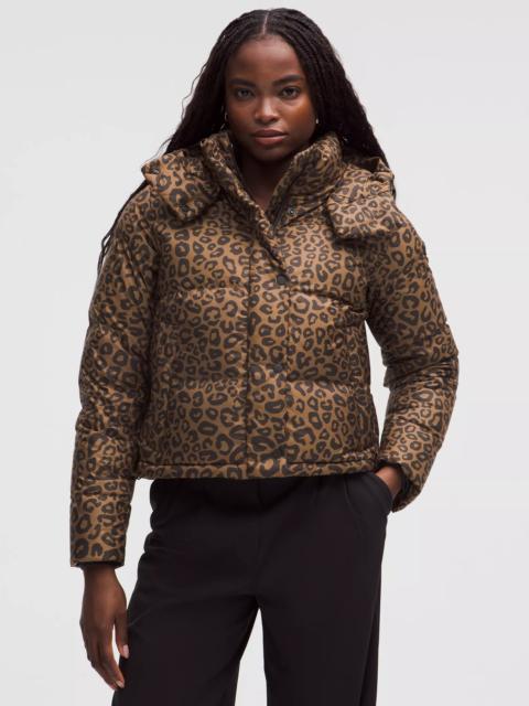 Wunder Puff 600-Down-Fill Cropped Jacket *Print