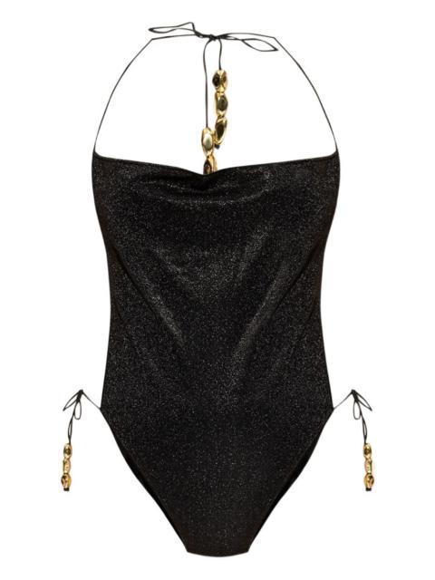 glitter-detailing swimsuit