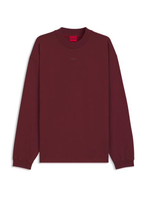 COTTON-JERSEY RELAXED-FIT T-SHIRT WITH LOGO PRINT