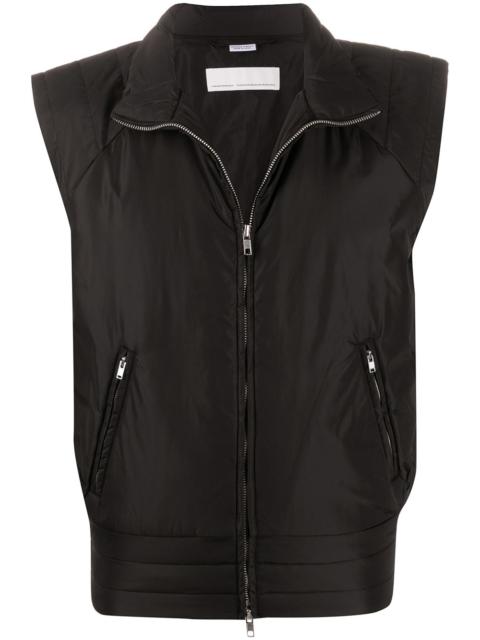 padded sleeveless jacket