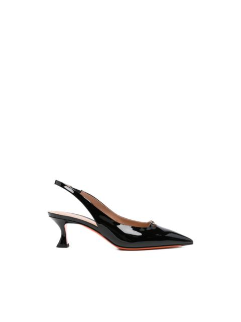 point-toe slingback pumps