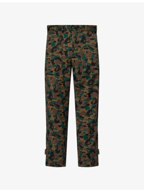 Bape X Kazuki Camo Woven Trousers