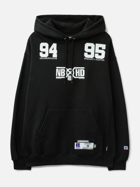 NH X BOUNTY HUNTER X RUSSELL ATHLETICS . SWEAT HOODIE LONG SLEEVE