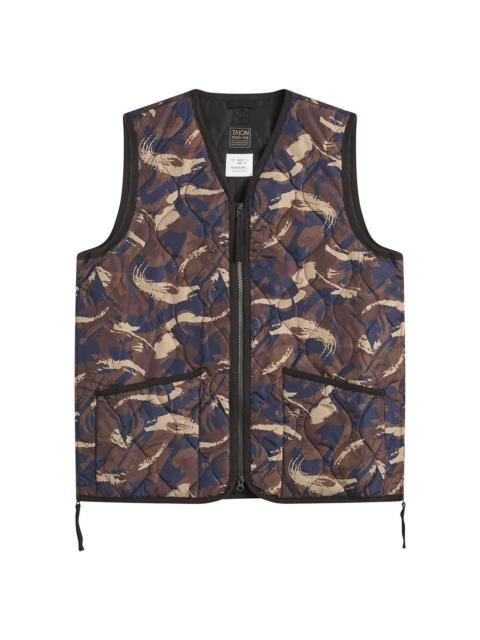Taion Military V-Neck Zip Down Vest