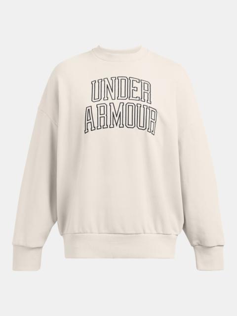 Women's UA Icon Heavyweight Terry Oversized Crew