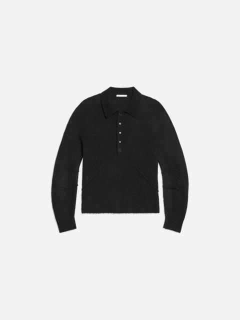 APEX BRUSHED POLO SWEATER