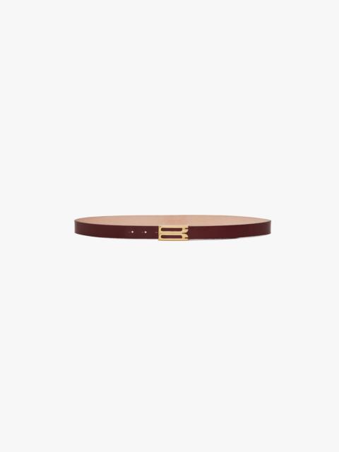 Dorian Belt In Burgundy Leather