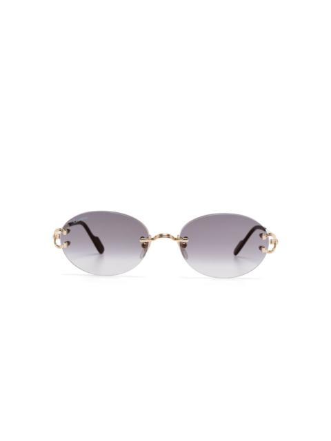 rimless sunglasses