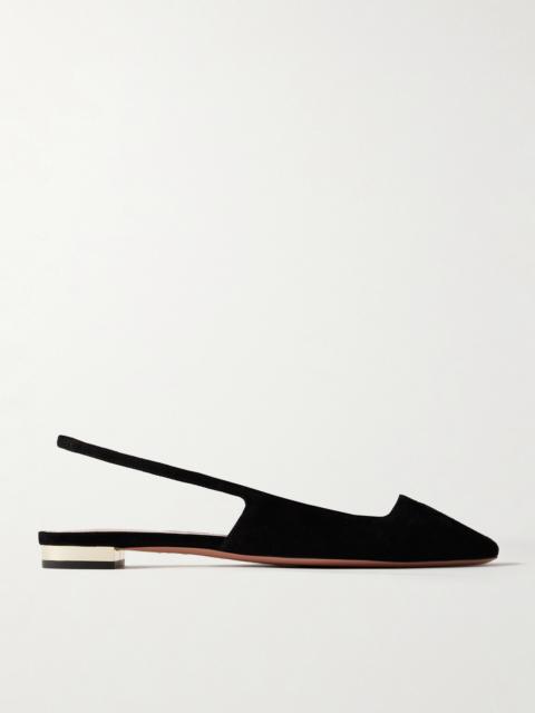 + Alex Rivière Suede Slingback Flats