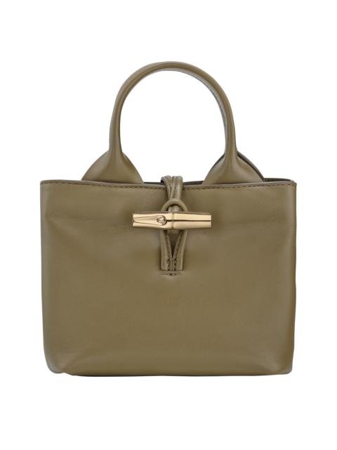 Le Roseau XS Handbag Olive - Leather