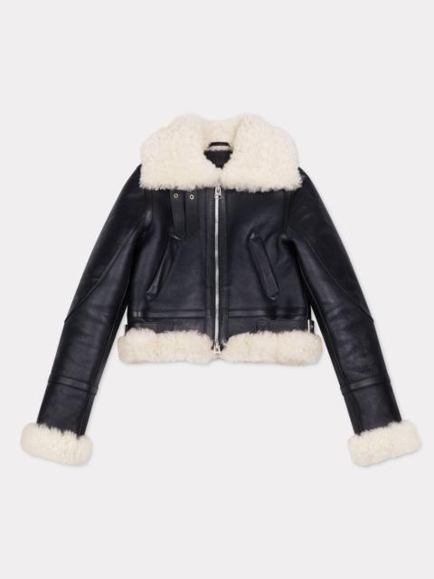 Shearling bomber