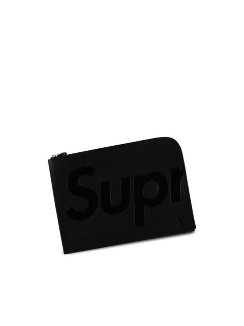x Louis Vuitton GM Jour logo-embossed clutch bag