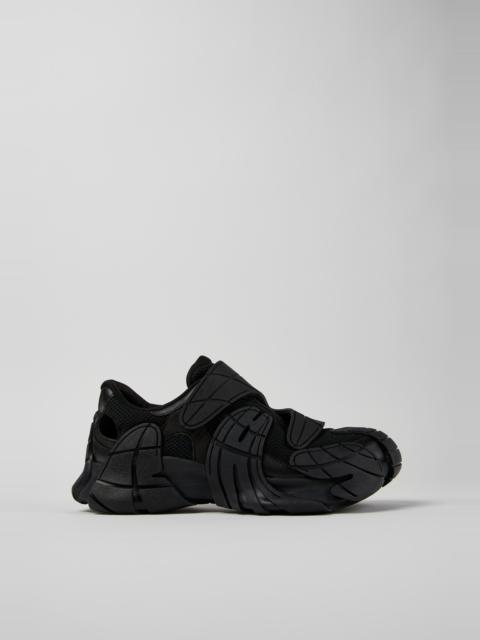 Black Textile Sneakers