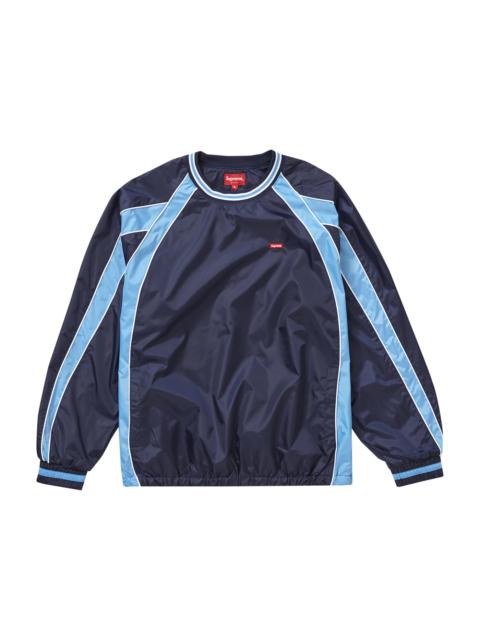 Supreme Piping Warm Up Pullover Blue