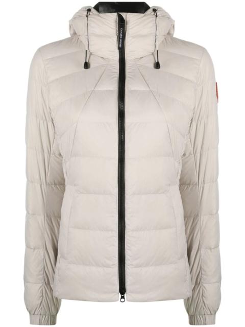 logo-patch puffer jacket