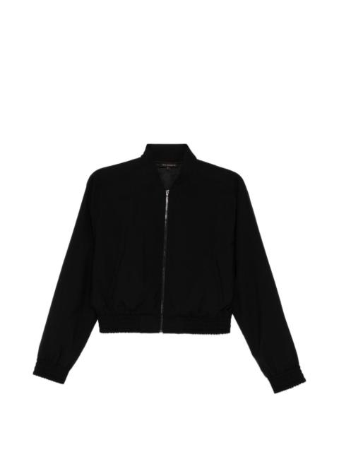 zip-up bomber jacket