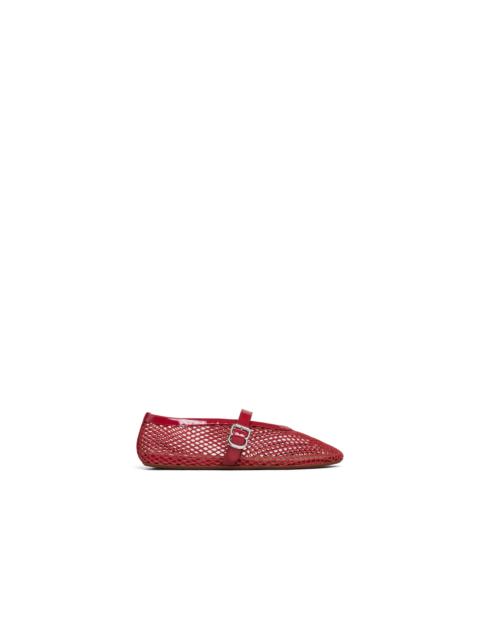 BALLET FLATS IN FISHNET
