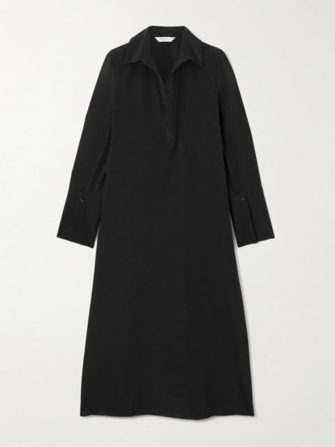 Ossola silk-blend shirt dress Black