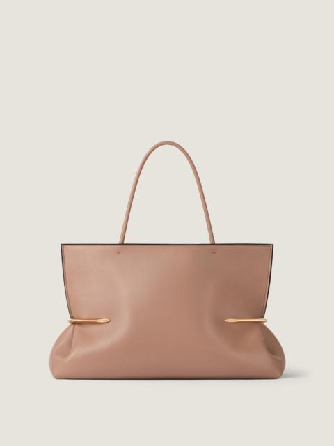 PINCH SQUEEZED HORIZONTAL TOTE BAG IN NAPPA LEATHER