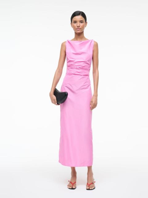 STAUD CALLIE DRESS ORCHID