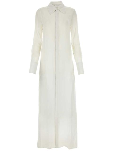 chiffon silk maxi dress