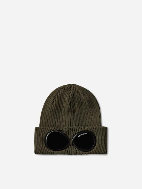 Cotton Goggle Beanie Ivy Green