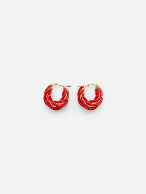 Pillar Twisted Hoop Earrings