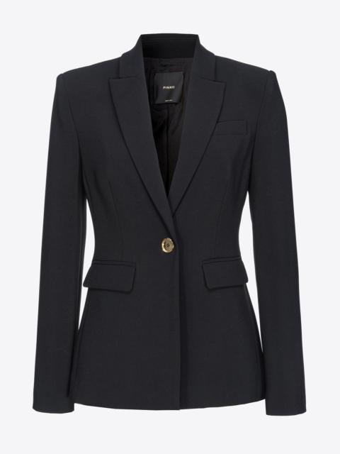 SINGLE-BREASTED STRETCH BLAZER