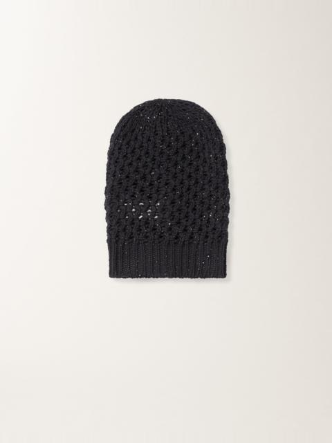 Platinum cap with micro sequins