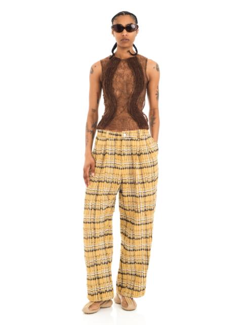 BROWN WAVY DANDELION TANK