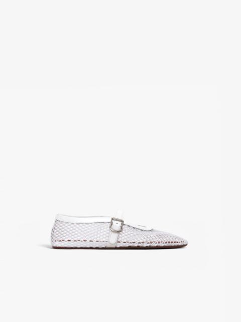 BALLET FLATS IN FISHNET