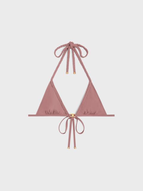 triomphe triangle top in matte jersey