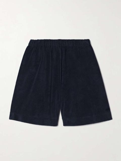 Sauna cotton-terry shorts Midnight blue