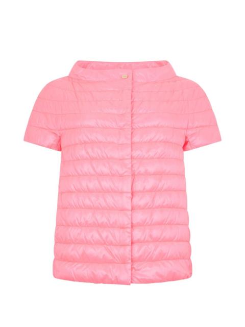 short-sleeve puffer jacket